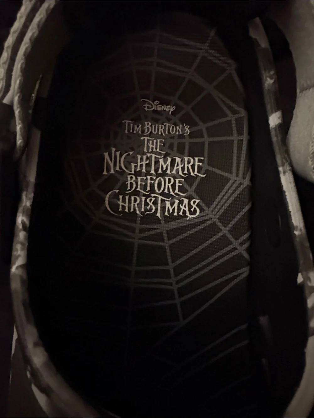 The Nightmare Before Christmas Jack Skellington Black & Gray Clog Sandals